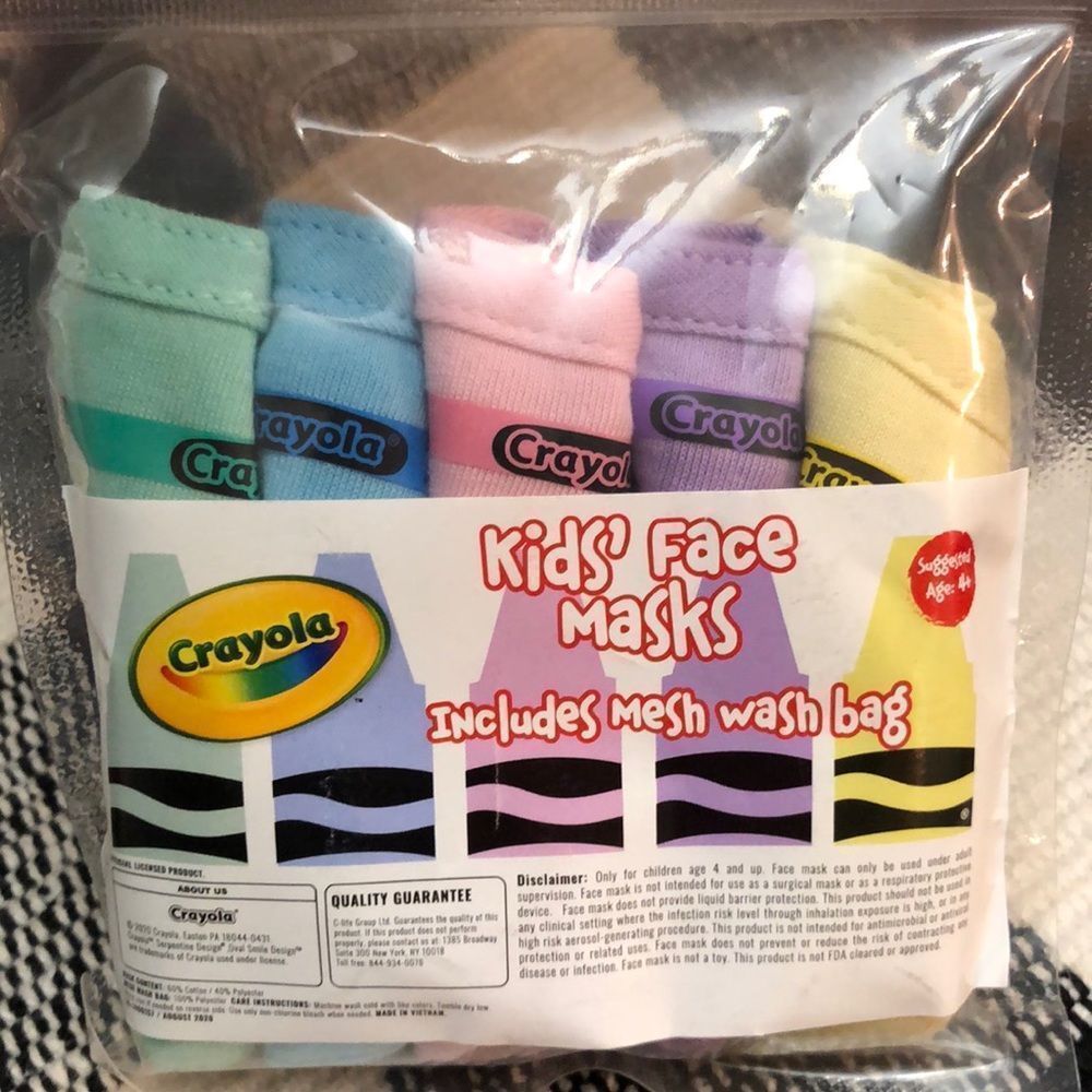 Crayola Children’s Face Masks